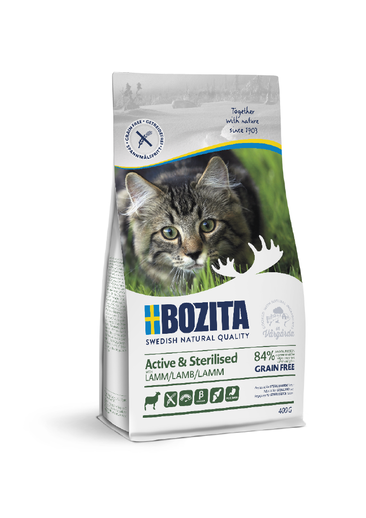 BOZITA Acitve & Sterilised Grain free Lamb